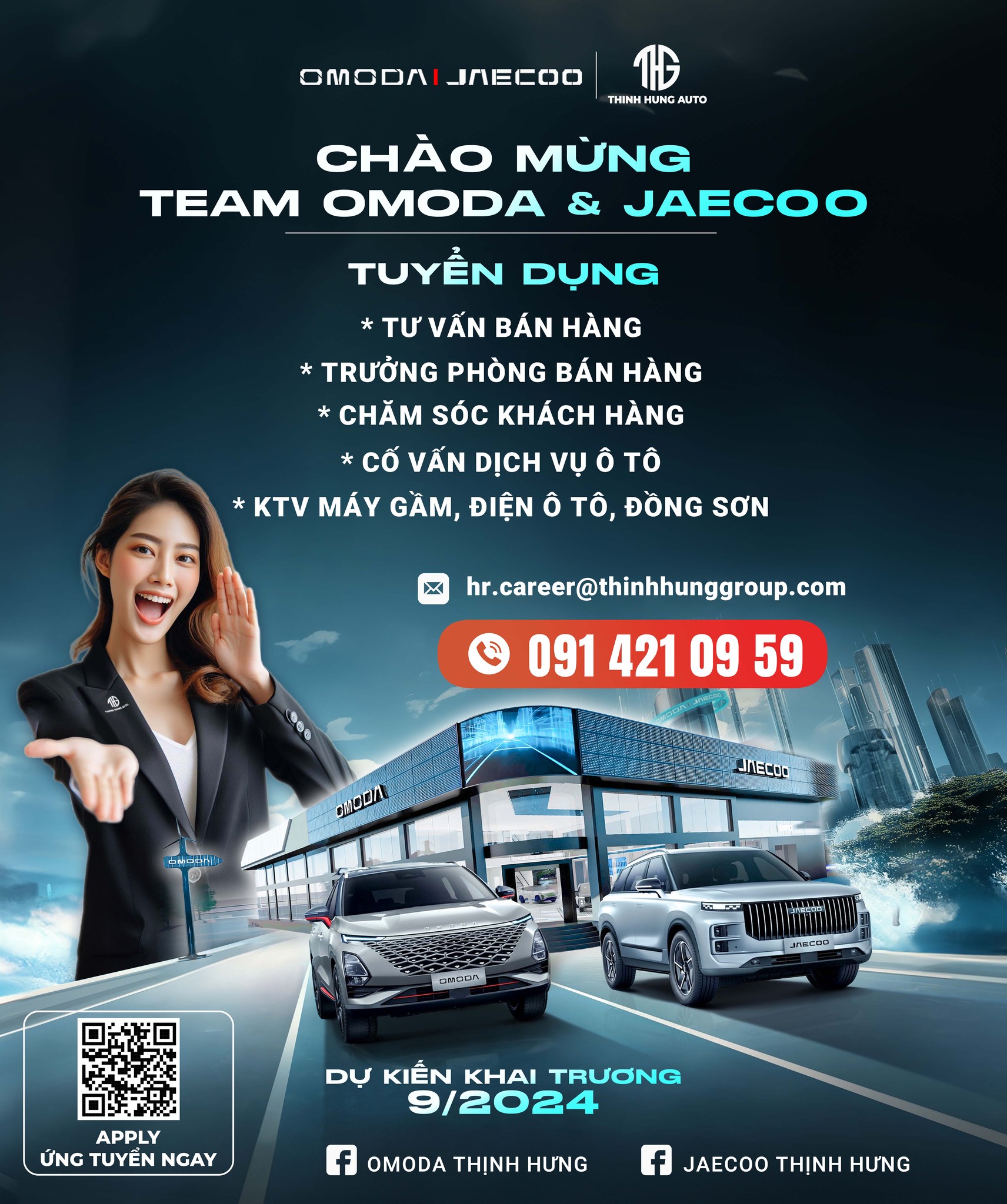 CHÀO MỪNG CÁC ỨNG VIÊN GIA NHẬP TEAM OMODA & JAECOO THỊNH HƯNG